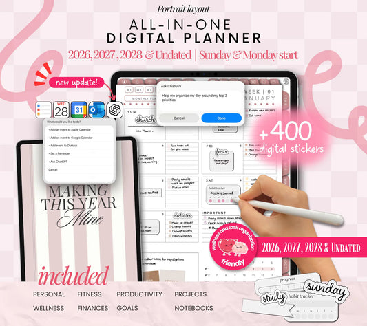 2026 Digital Planner (worth $25)